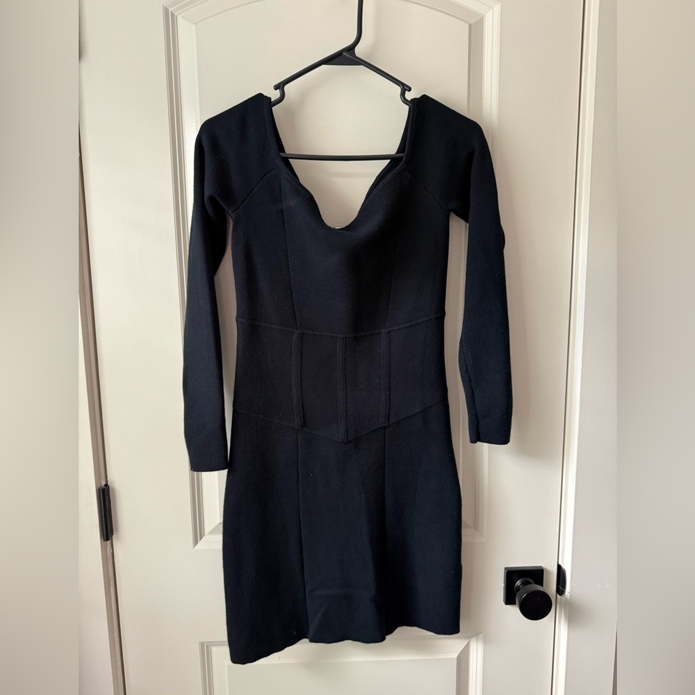 Abercrombie & Fitch Off the Shoulder Corset Mini Dress